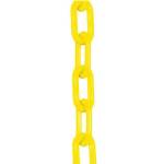 1.5" Yellow Plastic Chains - 100ft